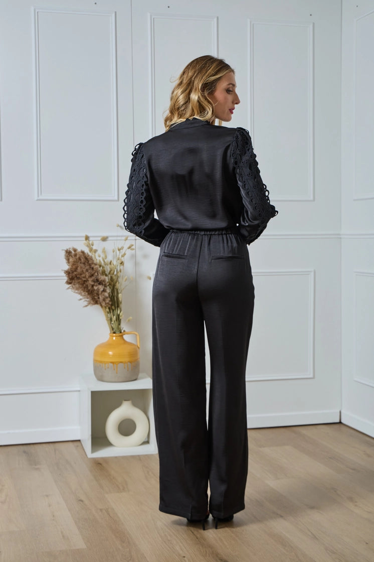 LULUMARY SATIN TROUSERS