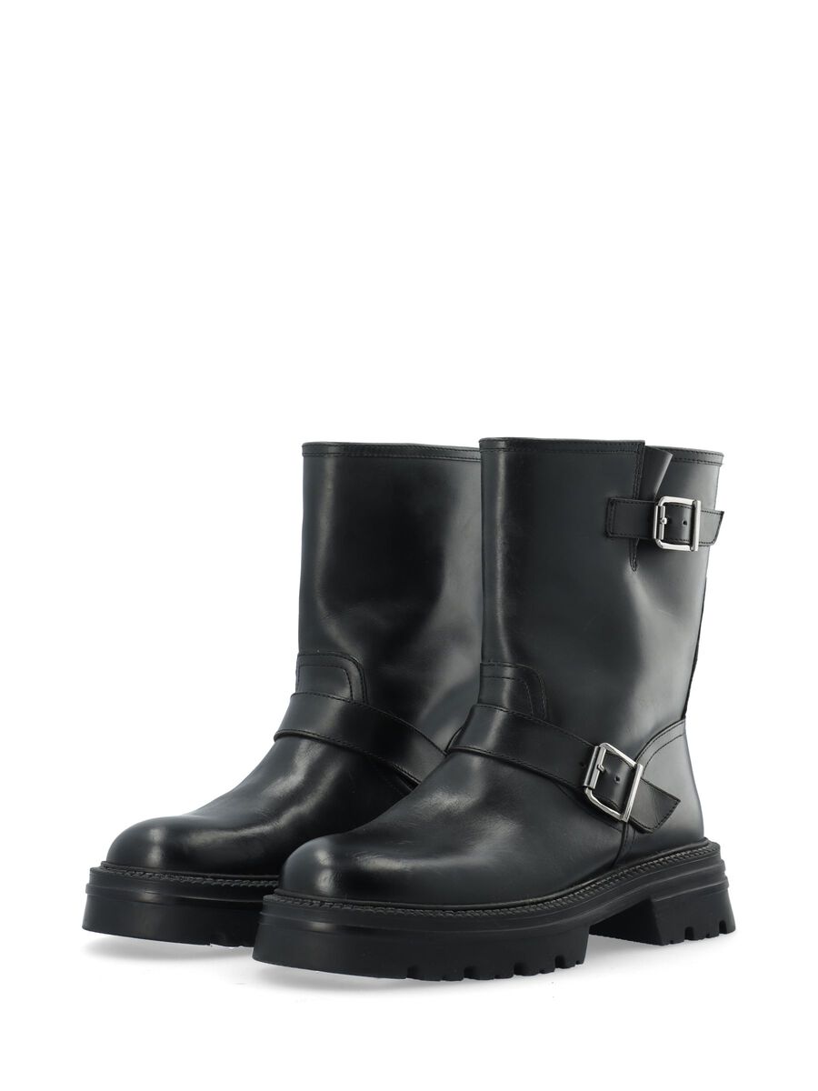 BIAMELLA PULL ON BUCKLE BOOT SMOOTH LEATHER Kengät