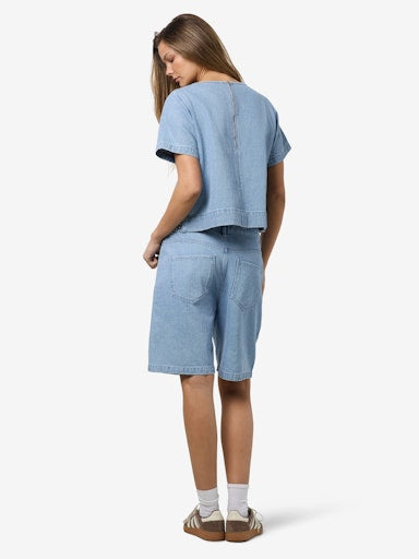 NMJANNEL 2/4 REGULAR SHIRT F088LB Farkkupaita