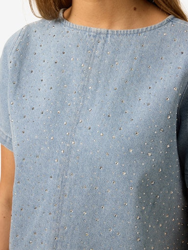 NMJANNEL 2/4 REGULAR SHIRT F088LB Farkkupaita