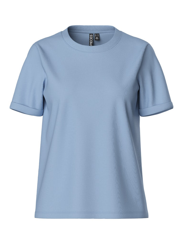 PCRIA SS FOLD UP SOLID TEE NOOS T-paita