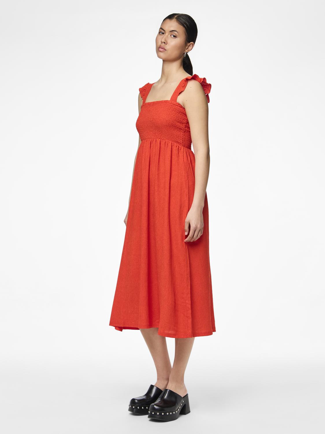 PCLUNA SMOCK STRAP DRESS SA BC Mekko