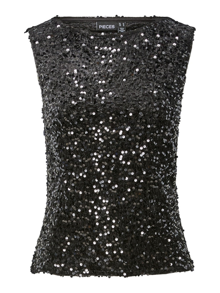 PCKAM TANK TOP JRS BC Paljettitoppi