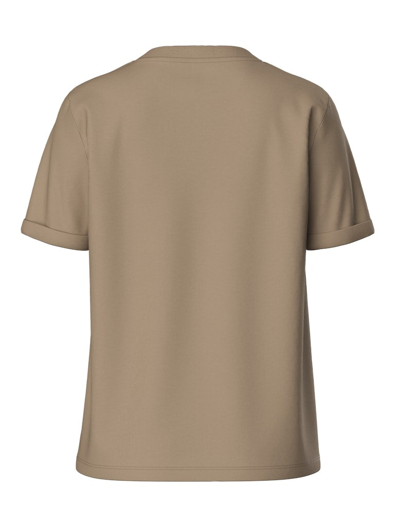 PCRIA SS FOLD UP SOLID TEE NOOS T-paita