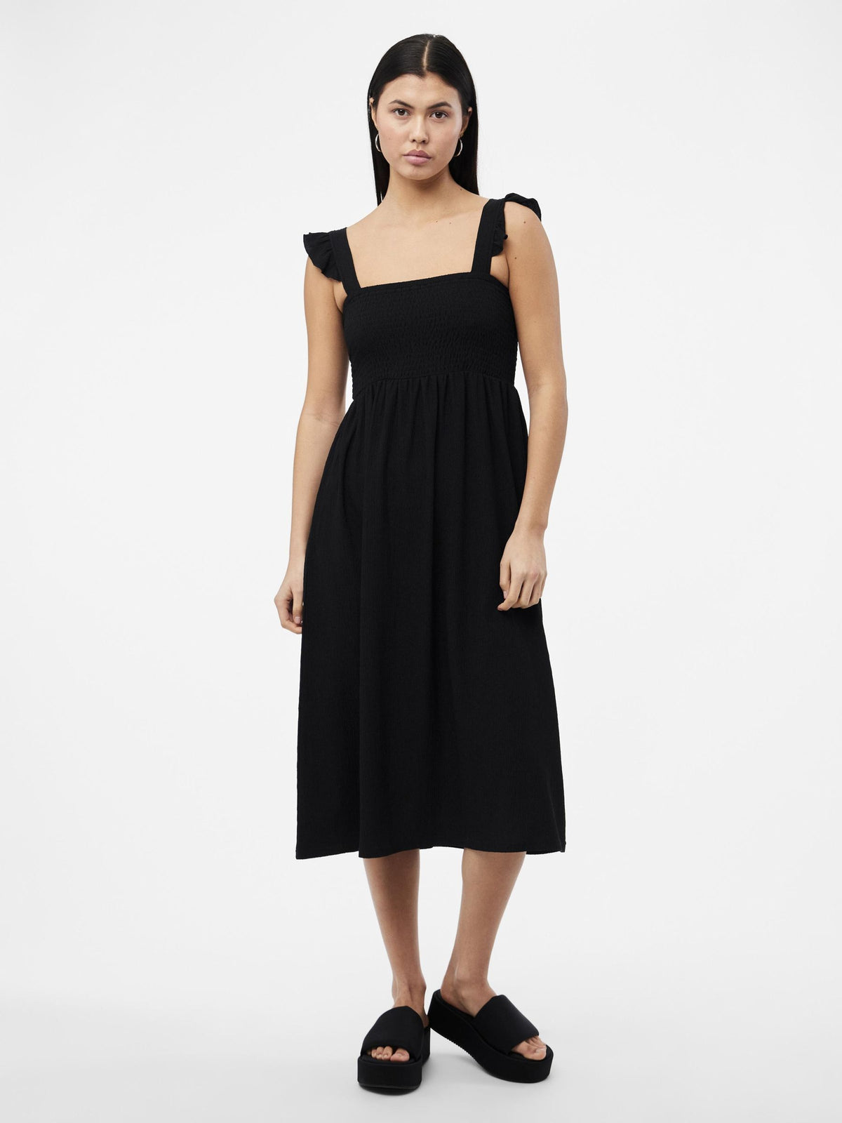 PCLUNA SMOCK STRAP DRESS SA BC Mekko