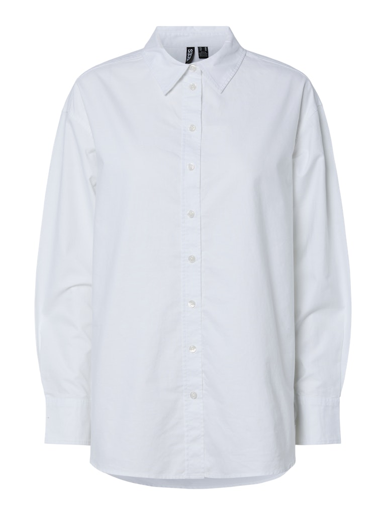PCPOPPY LS OXFORD LOOSE SHIRT WVN NOOS Kauluspaita