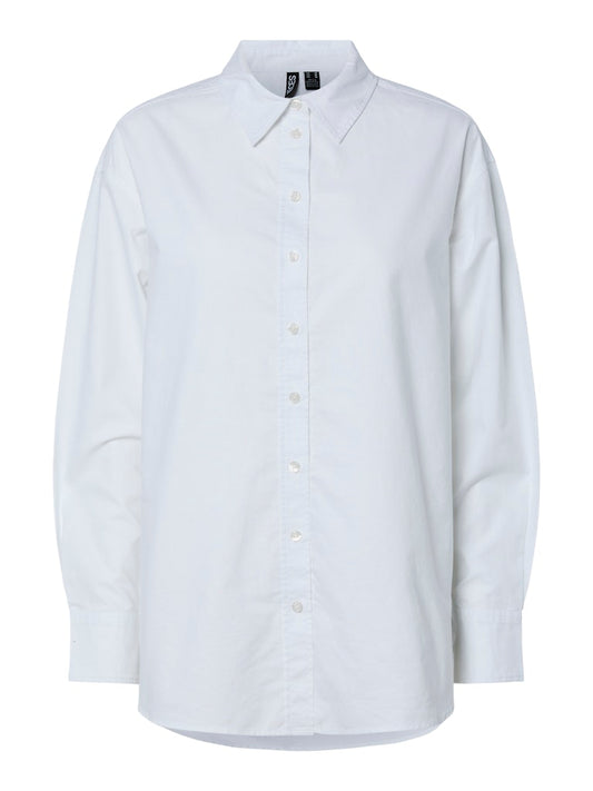 PCPOPPY LS OXFORD LOOSE SHIRT WVN NOOS Kauluspaita