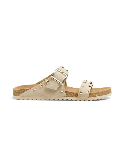 PCSELUNA SUEDE FOTBED SANDAL