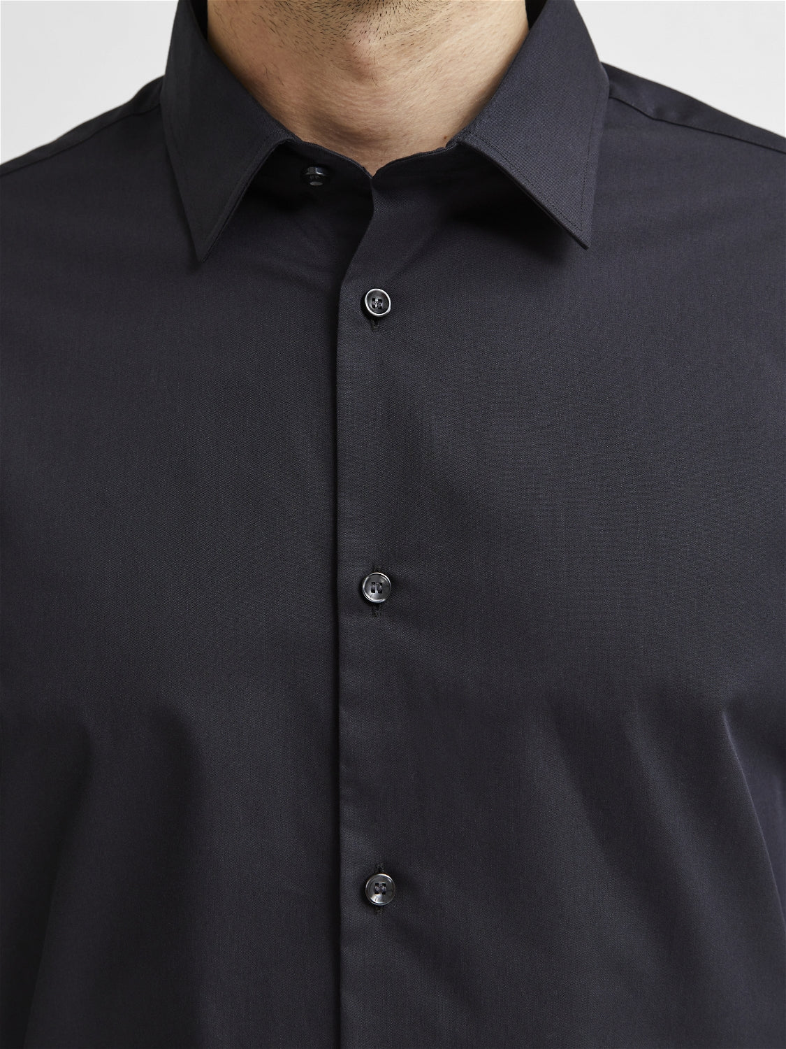 SLHSLIMETHAN SHIRT LS CLASSIC B NOOS Kauluspaita