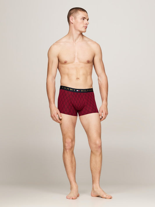 TOMMY HILFIGER TRUNK PRINT CTN GOLD Bokserit
