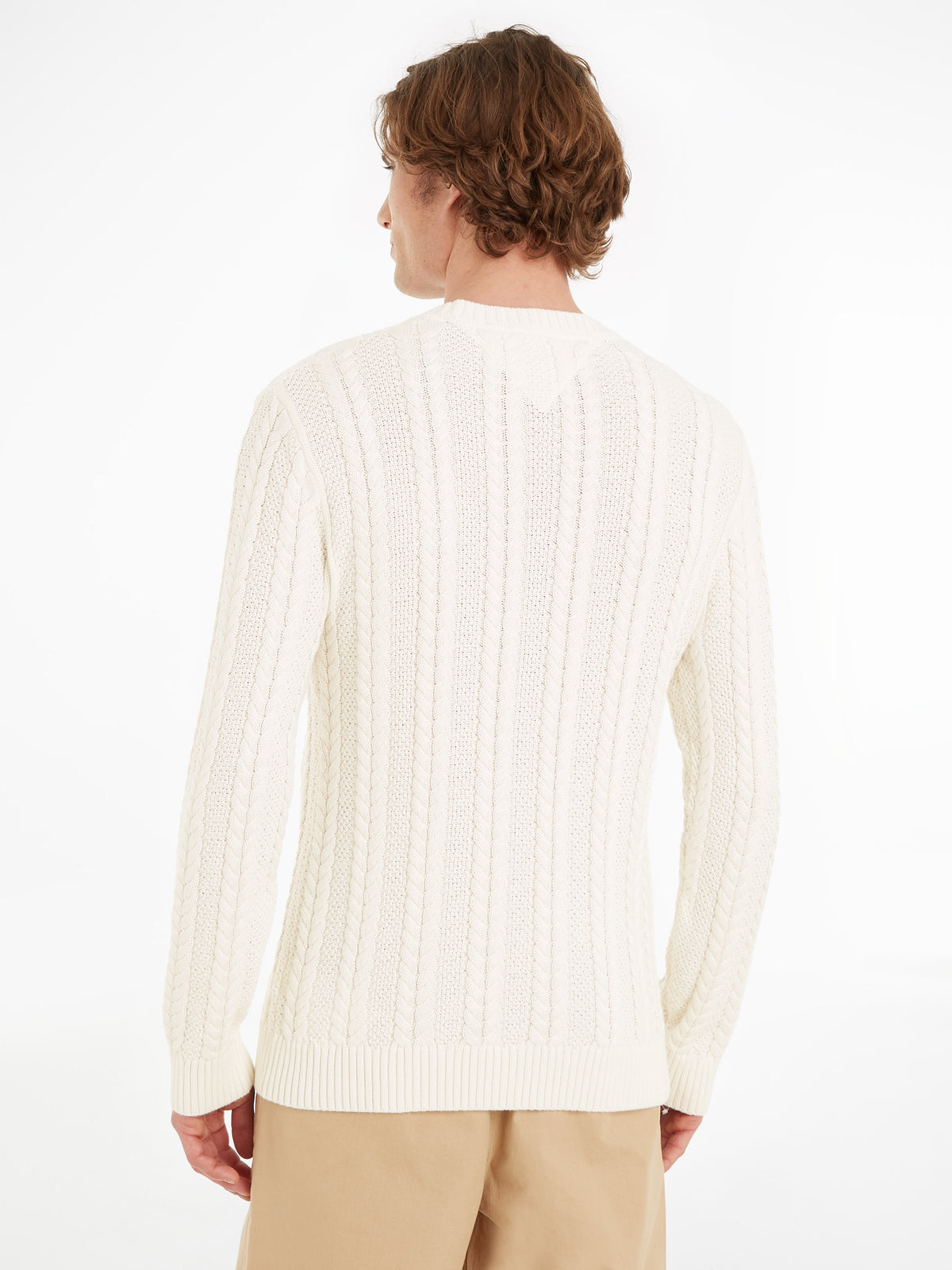 TJM REG CABLE SWEATER Neulepusero