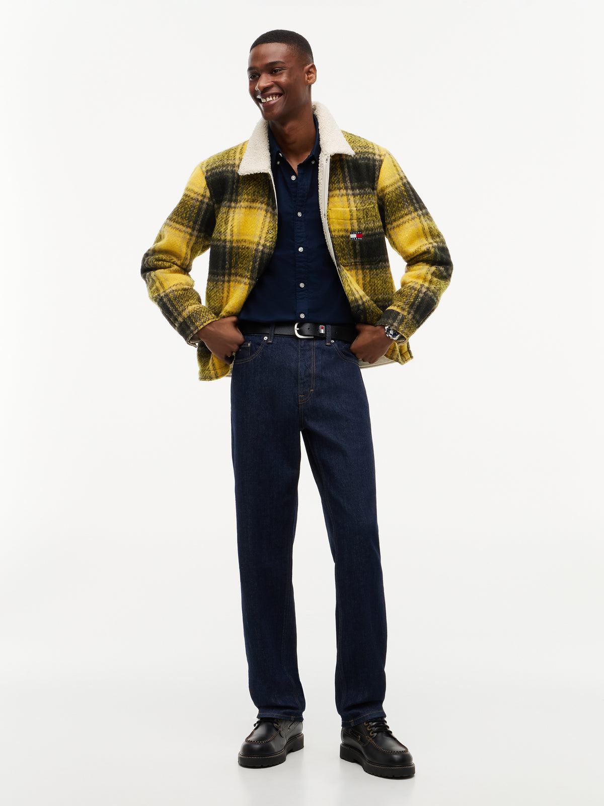 TJM TEDDY COLLAR BRUSHED SHACKET Takki