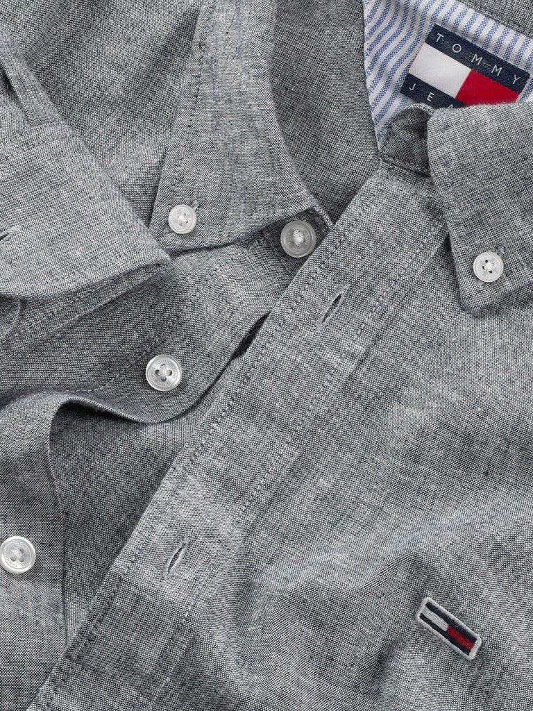 TJM REG LINEN BLEND Kauluspaita