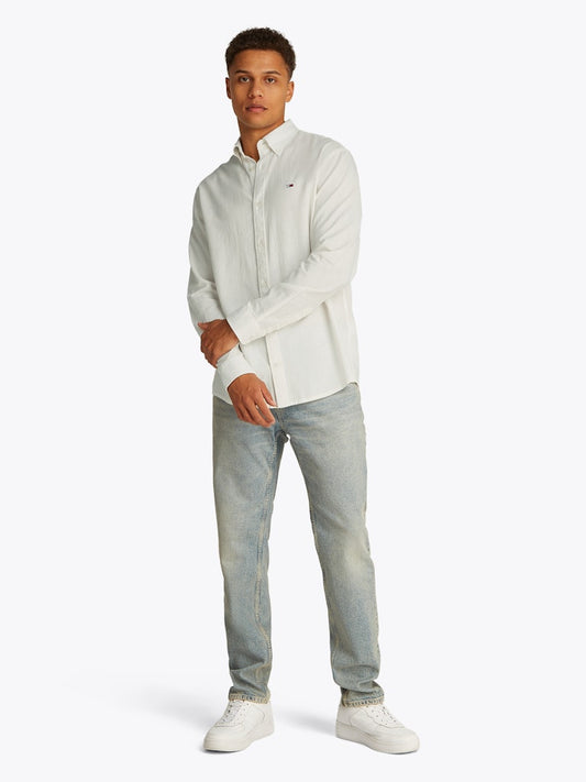 TJM REG LINEN BLEND Kauluspaita