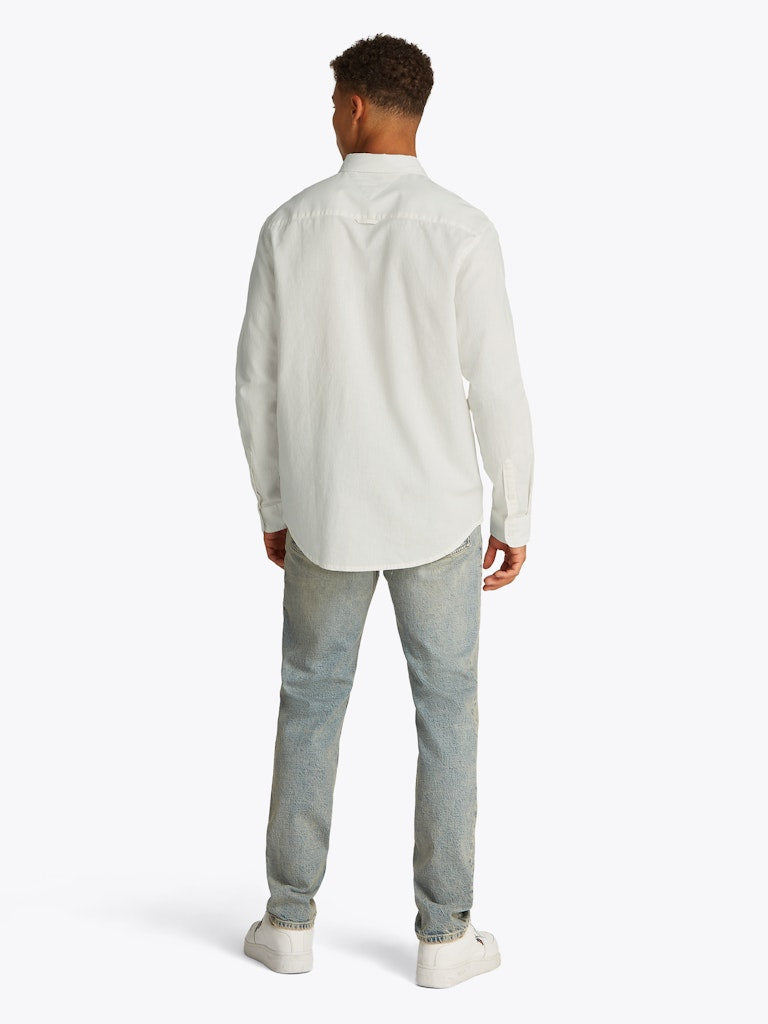 TJM REG LINEN BLEND Kauluspaita