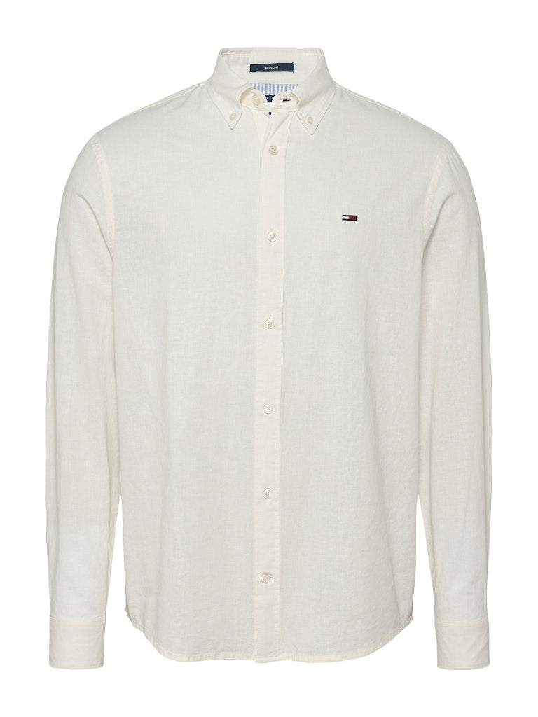 TJM REG LINEN BLEND Kauluspaita