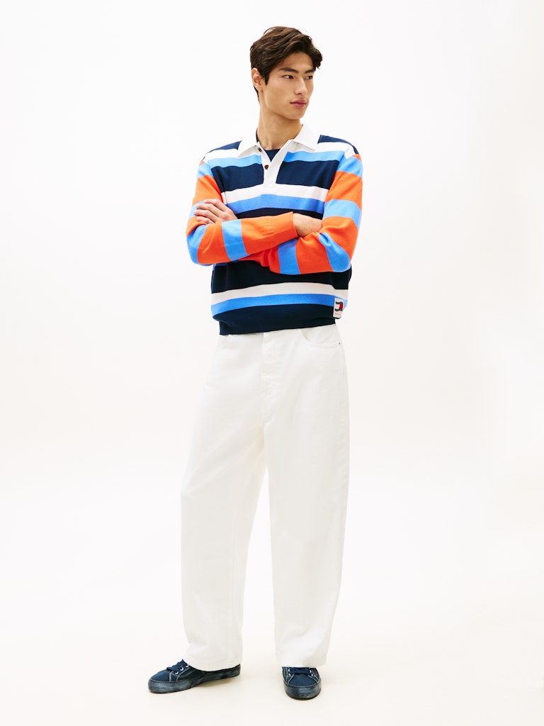 TJM REG WVN LBL RUGBY SWEAT EXT Pusero