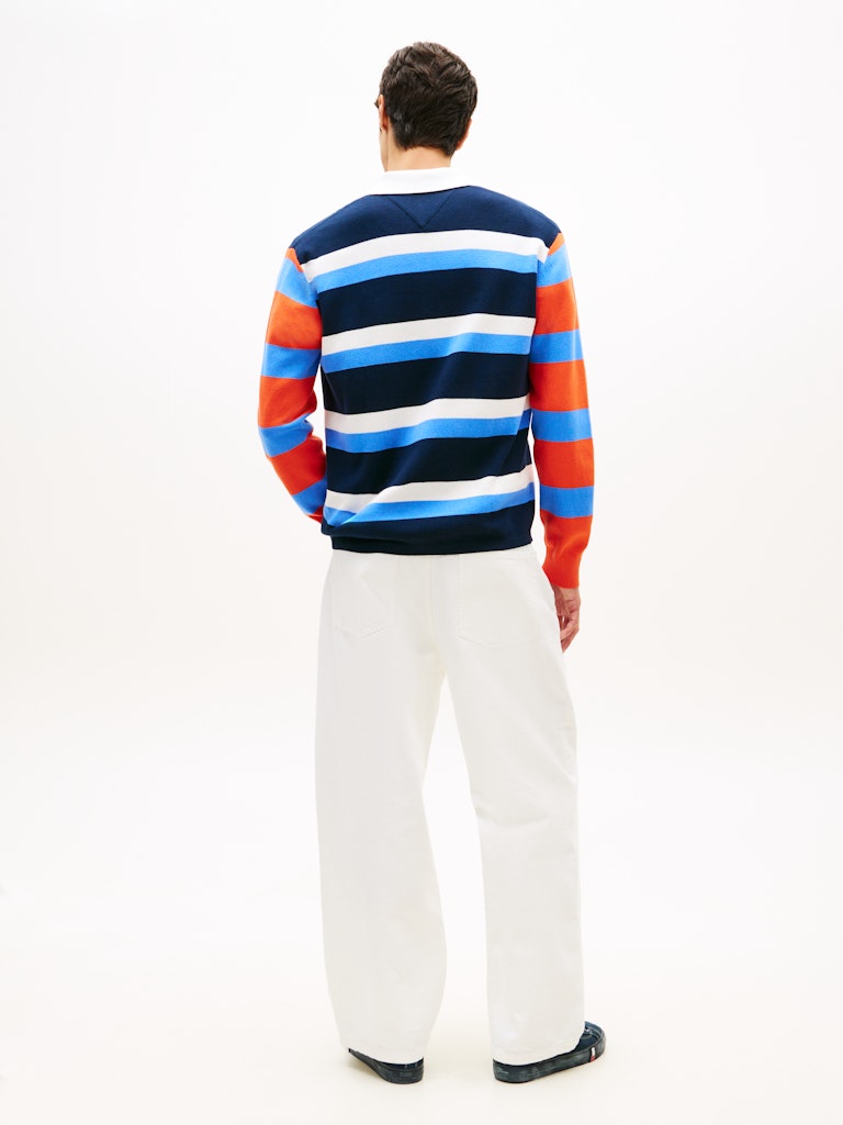 TJM REG WVN LBL RUGBY SWEAT EXT Pusero
