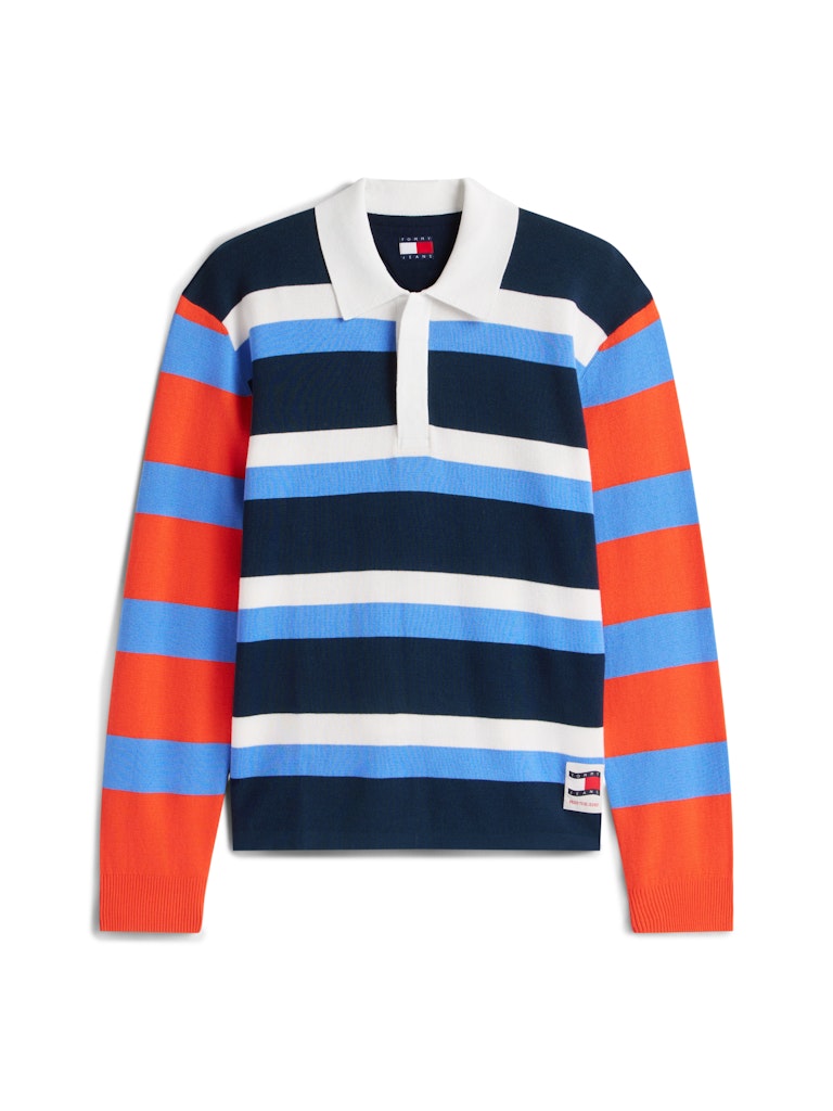 TJM REG WVN LBL RUGBY SWEAT EXT Pusero