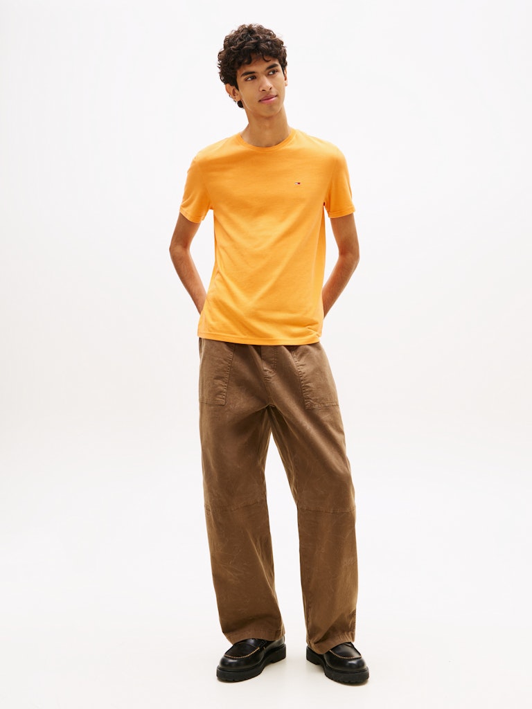 TJM XSLIM JASPE HTR TEE EXT T-Paita