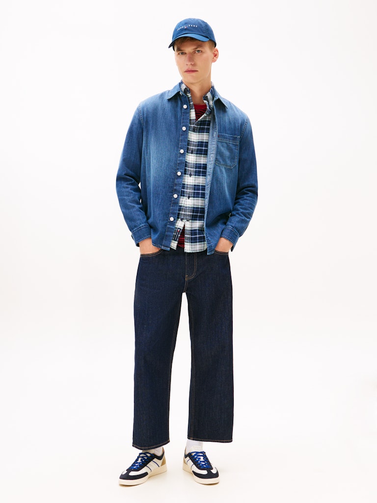 TJM DENIM REGULAR FIT SHIRT EXT Farkkupaita