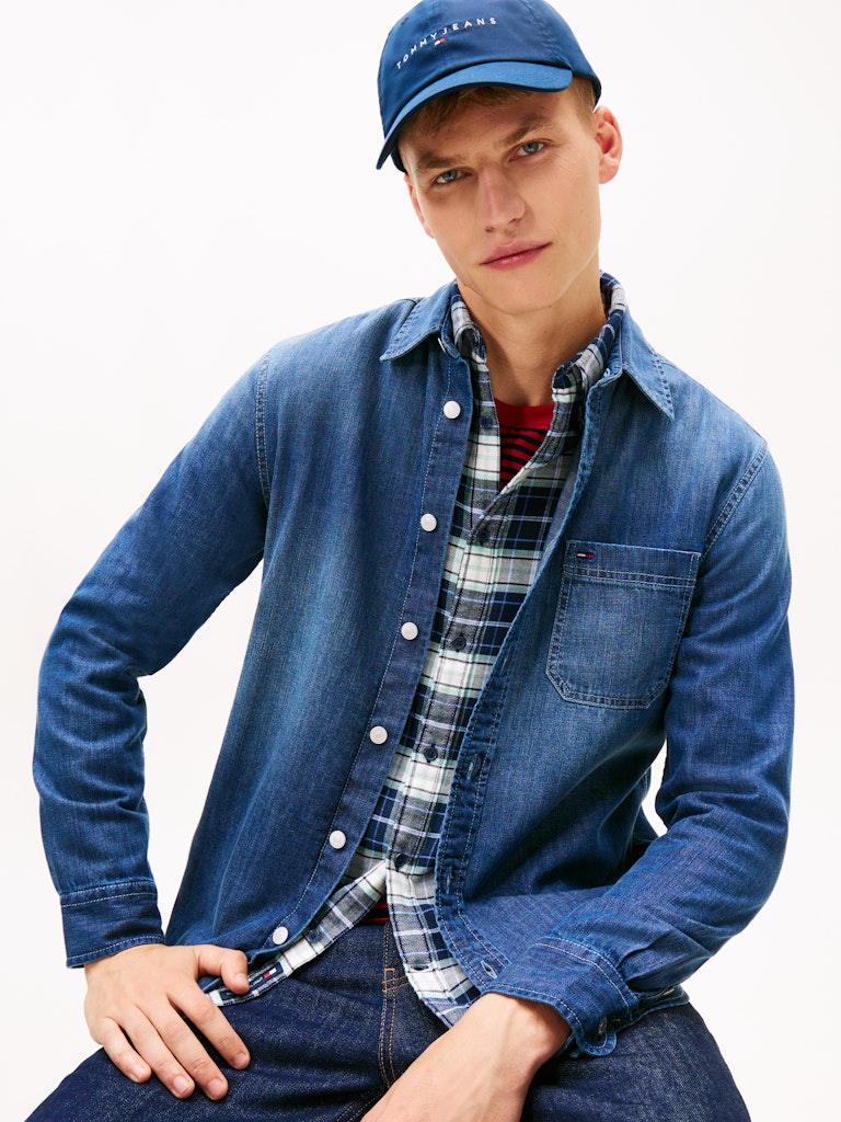 TJM DENIM REGULAR FIT SHIRT EXT Farkkupaita