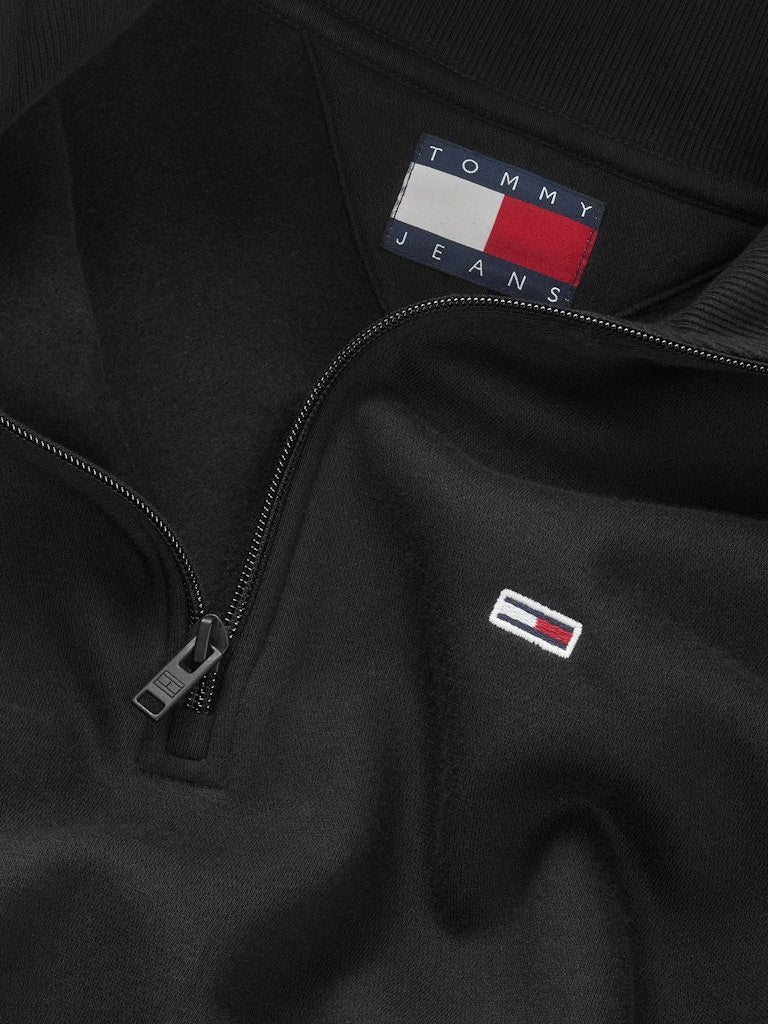 TJM REG FLEECE 1/4ZIP MOCK NECK Collegepaita