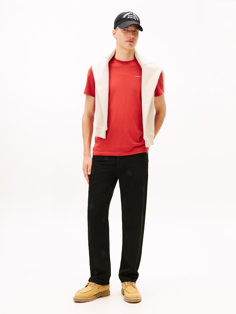 TJM SLIM LINEAR CHEST TEE EXT T-paita