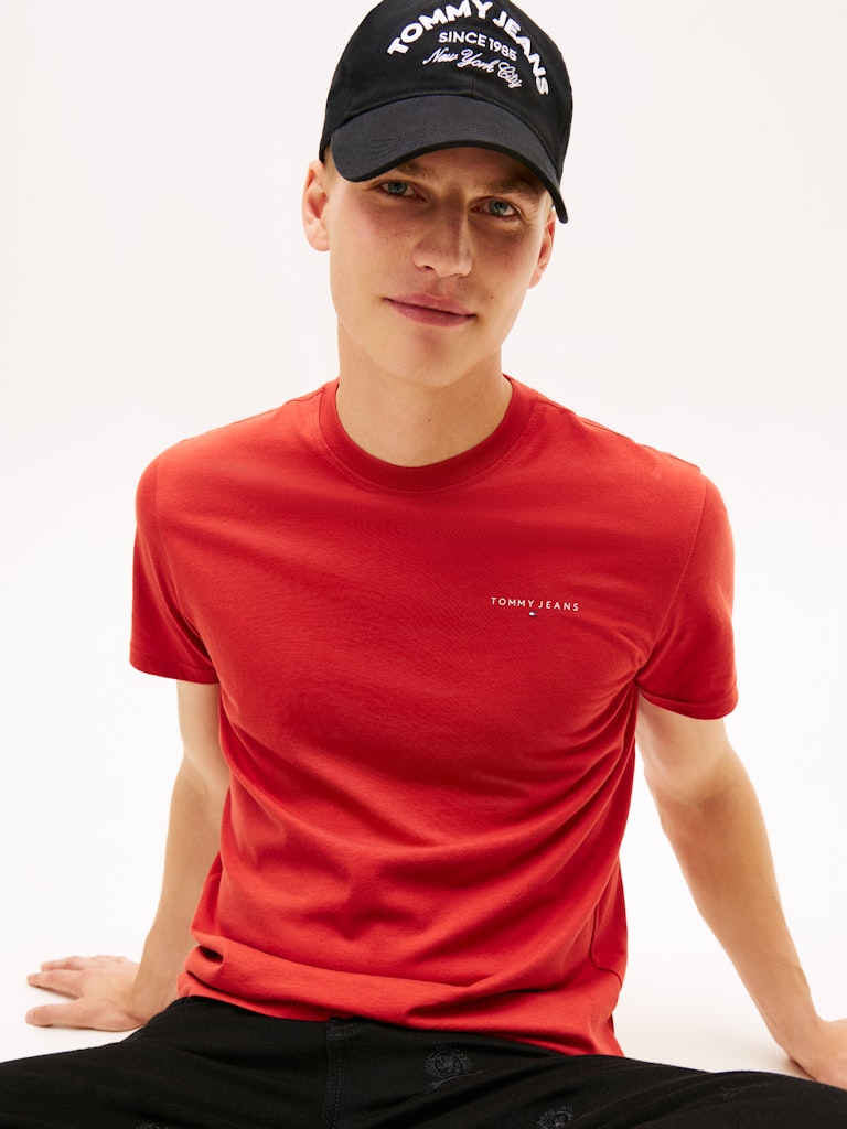 TJM SLIM LINEAR CHEST TEE EXT T-paita