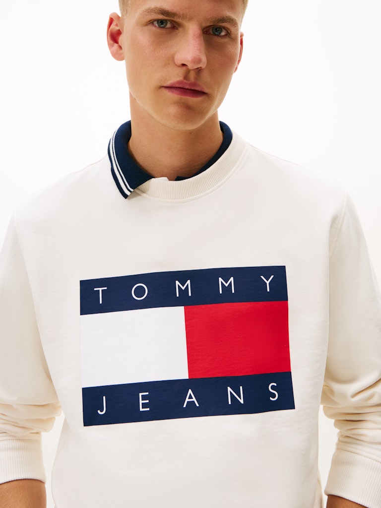 TJM REG BIG FLAG CNECK EXT Collegepaita