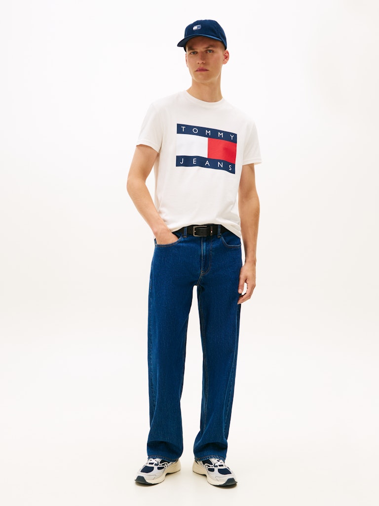 TJM REG BIG FLAG SS TEE EXT T-Paita