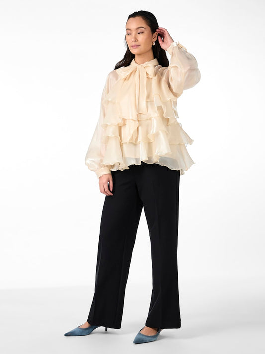 YASELOISE LS SHINY TOP - D2D Pusero