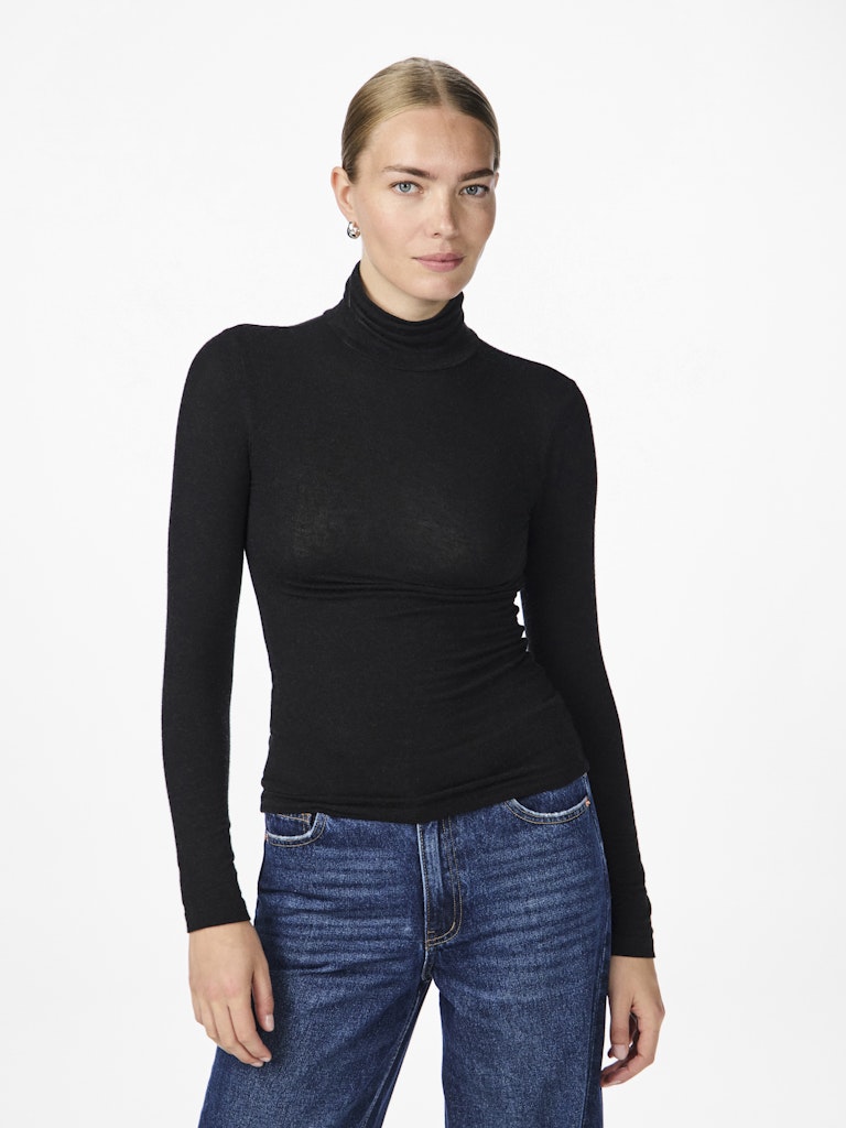 YASWOOLA LS HIGH NECK TOP NOOS Poolopaita