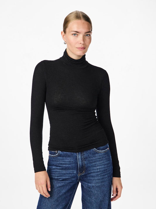 YASWOOLA LS HIGH NECK TOP NOOS Poolopaita