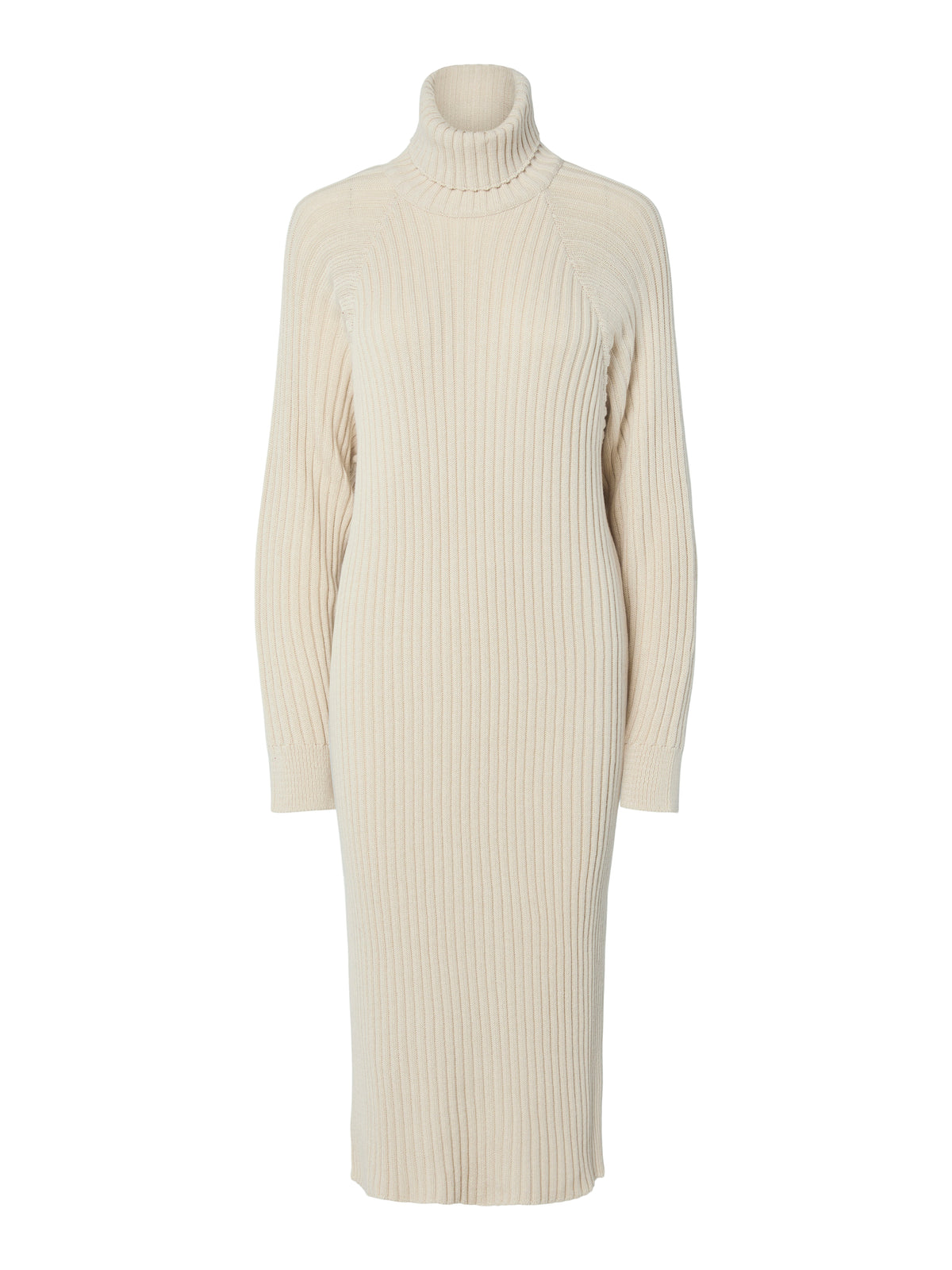 YASMAVI KNIT MIDI ROLLNECK DRESS NOOS Neulemekko