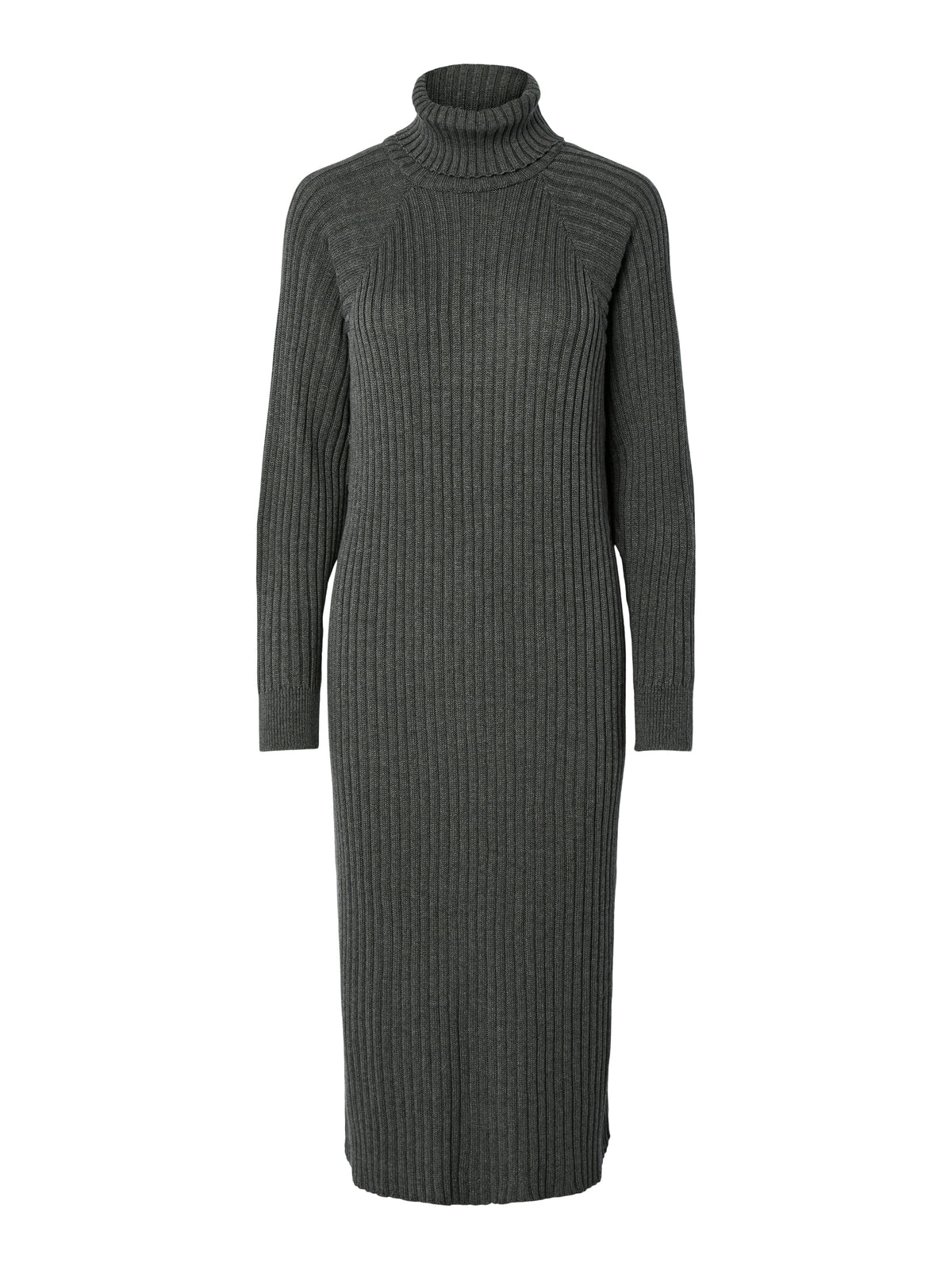 YASMAVI KNIT MIDI ROLLNECK DRESS NOOS Neulemekko