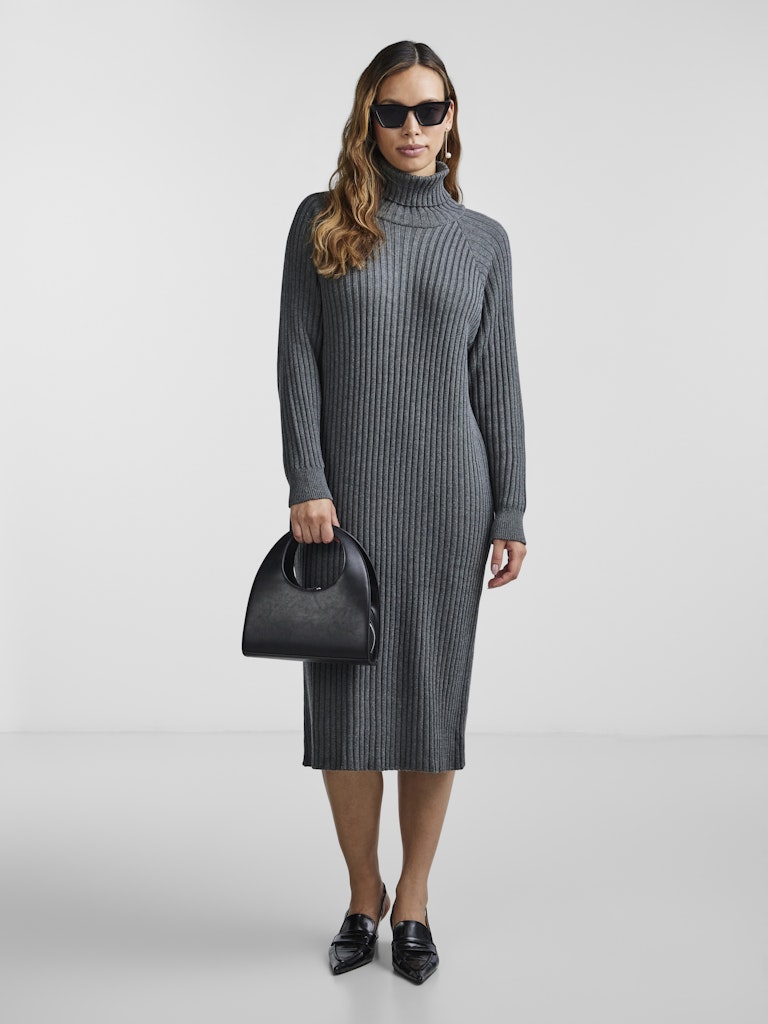 YASMAVI KNIT MIDI ROLLNECK DRESS NOOS Neulemekko