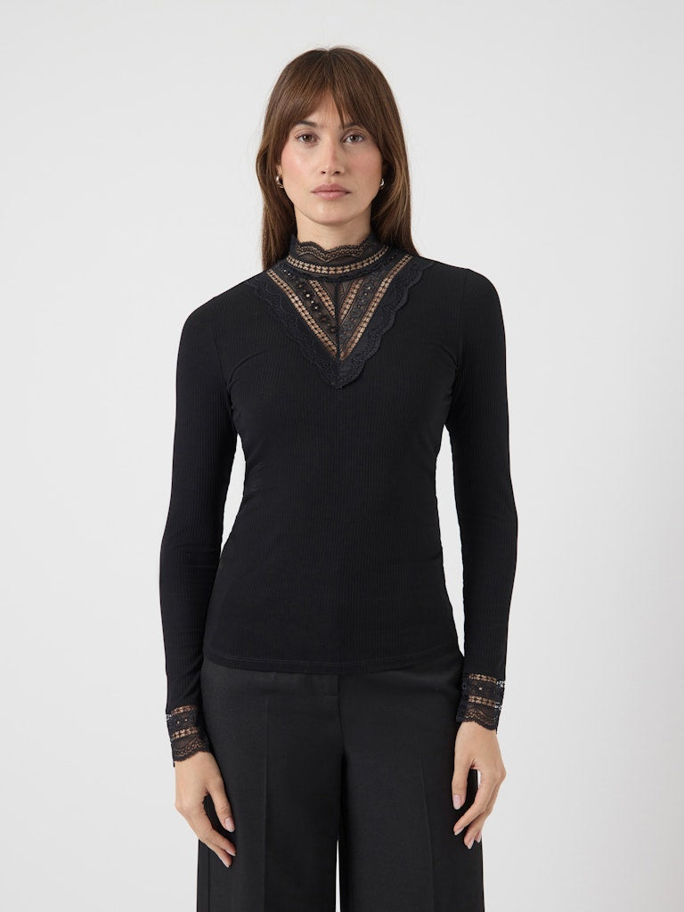 YASELLINA LS HIGH NECK TOP NOOS Poolopaita