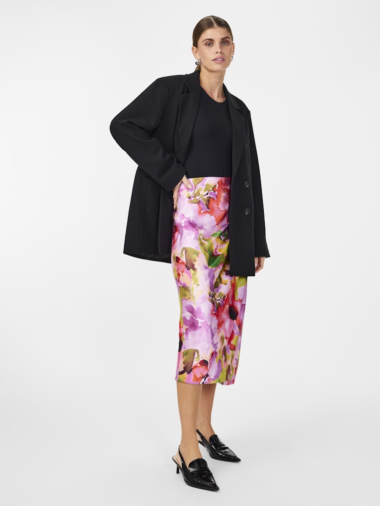YASLINGO HW MIDI SKIRT S-SHOW Hame