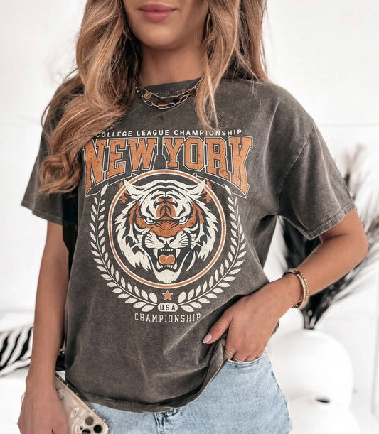ESTEE BRWON FADED PRINTED T-paita