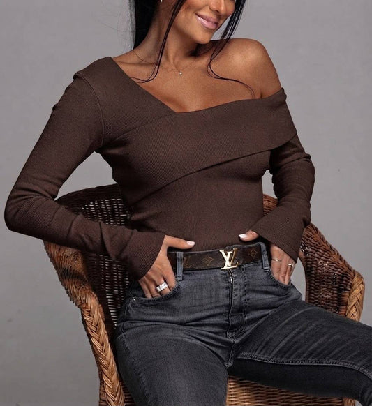 ESTEE BROWN ONE SHOULDER TOP Paita